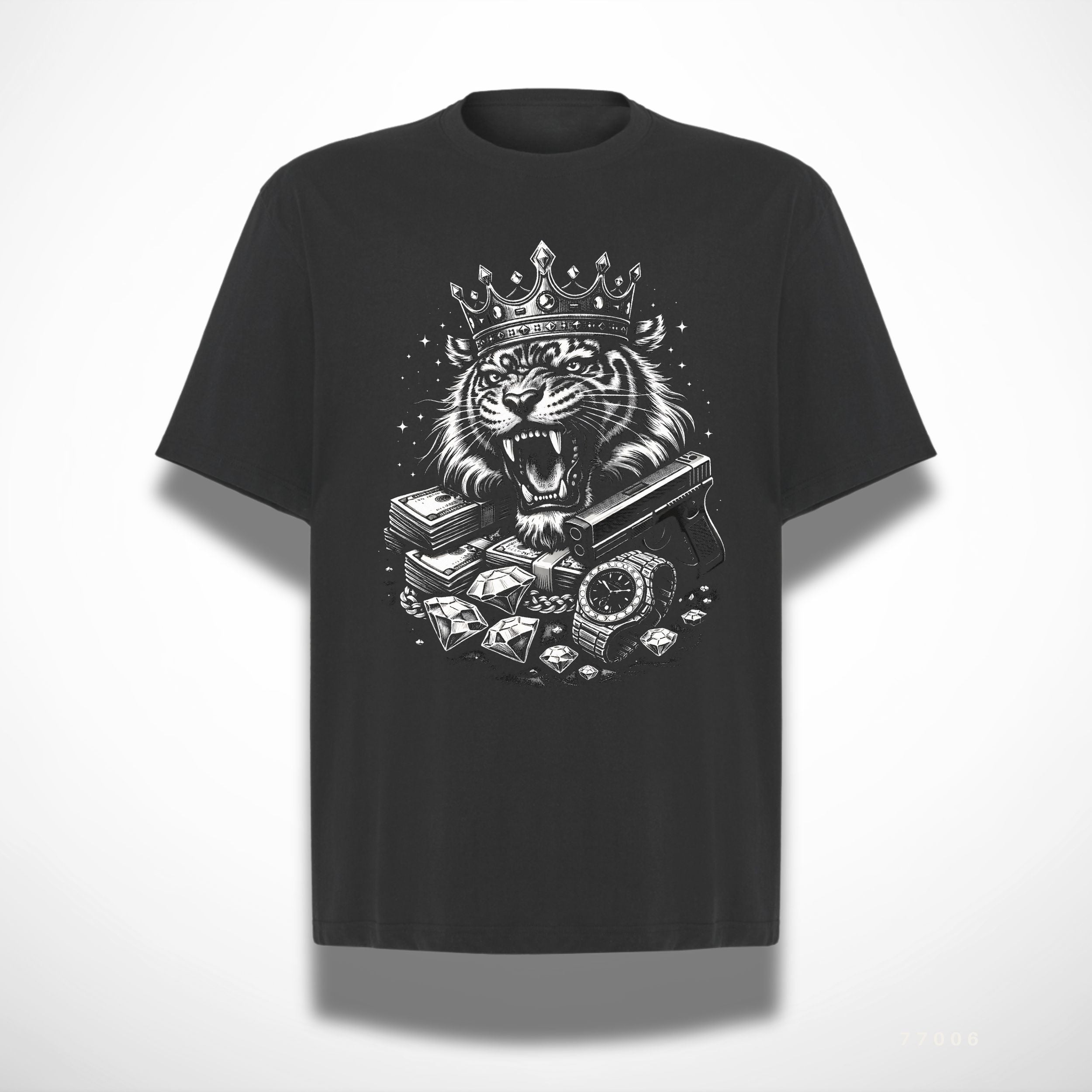 KING LION – Royal Hustle Camiseta Oversize